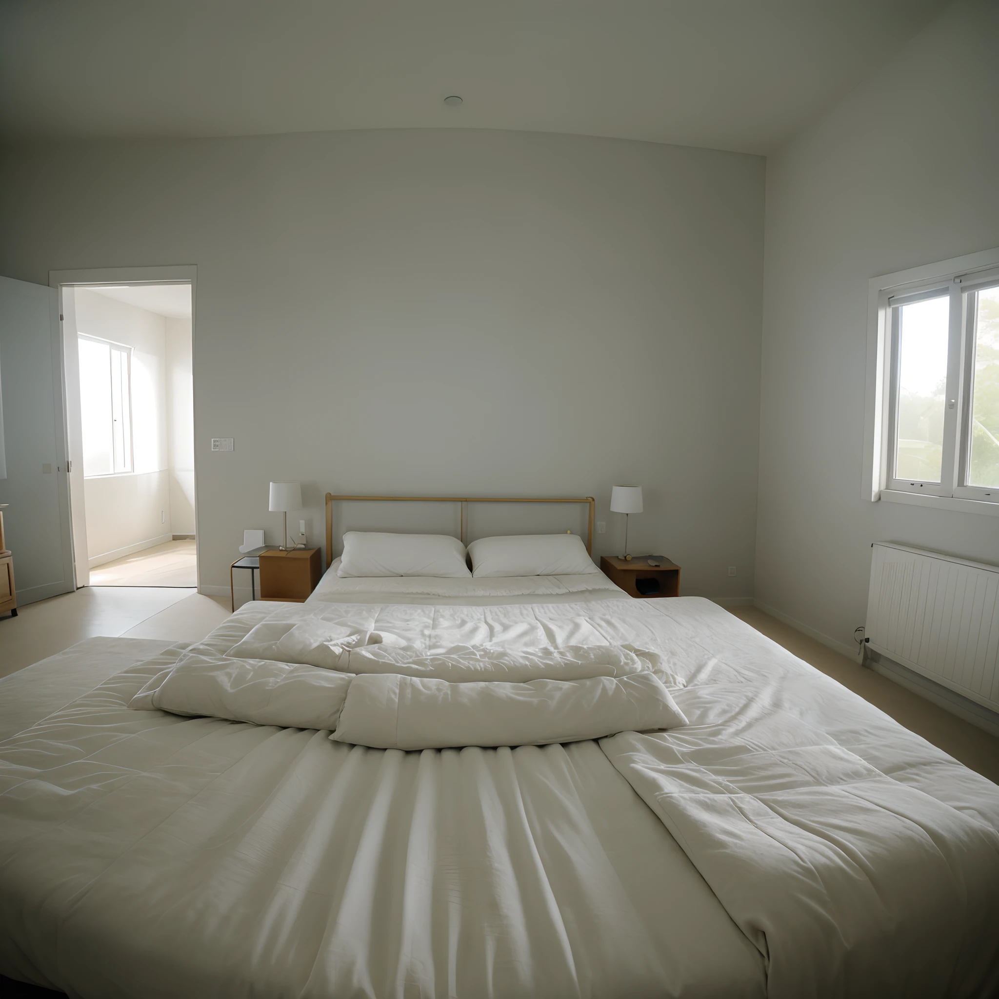 Bedroom in the morning