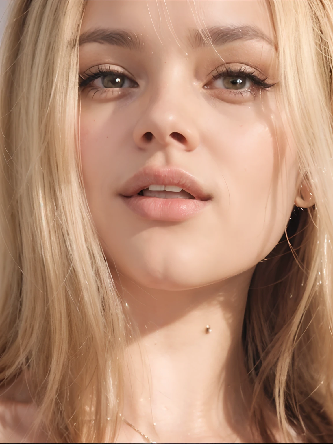 Fazer um corpo para a imagem anexada, uma menina sexy jovem bonita, Extremely realistic human appearance, textura, pele humana, exatamente detalhado,Make the same face as the attached image, Make a whole body