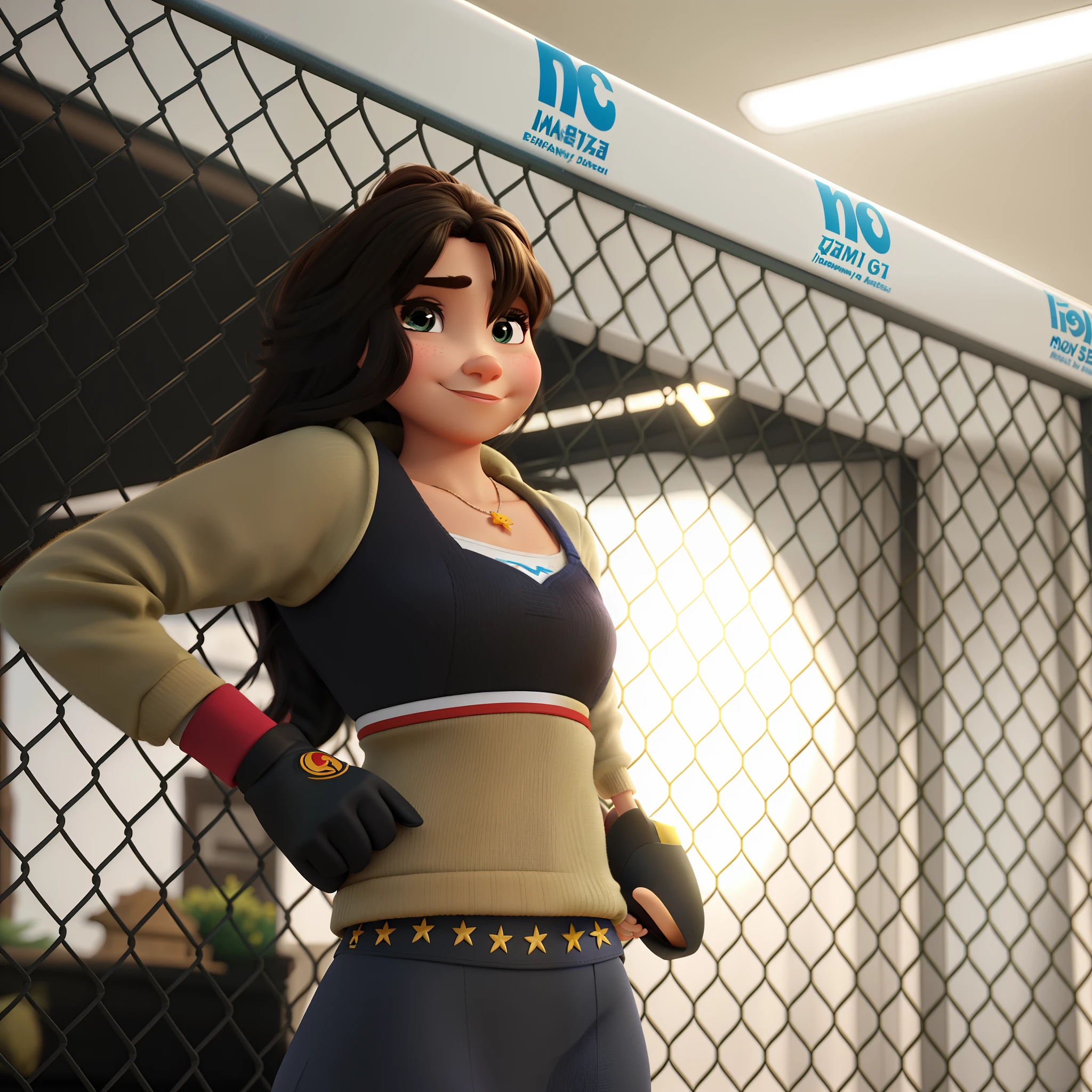 Uma mulher estilo Disney Pixar, alta qualidade, melhor qualidade.