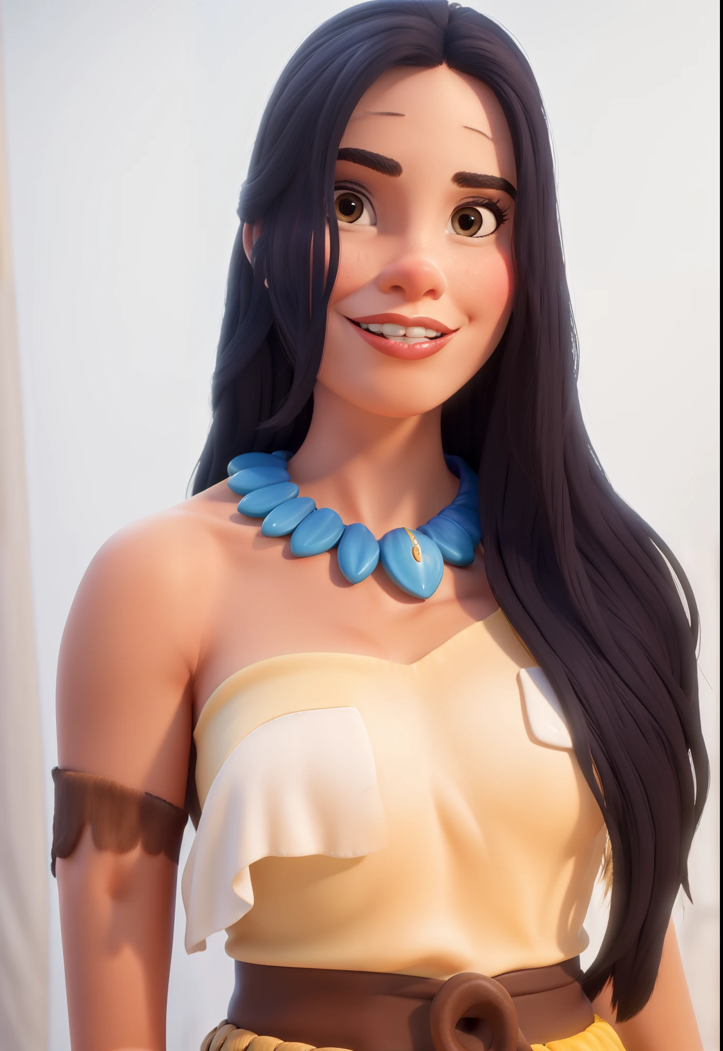 fantasiada de Pocahontas