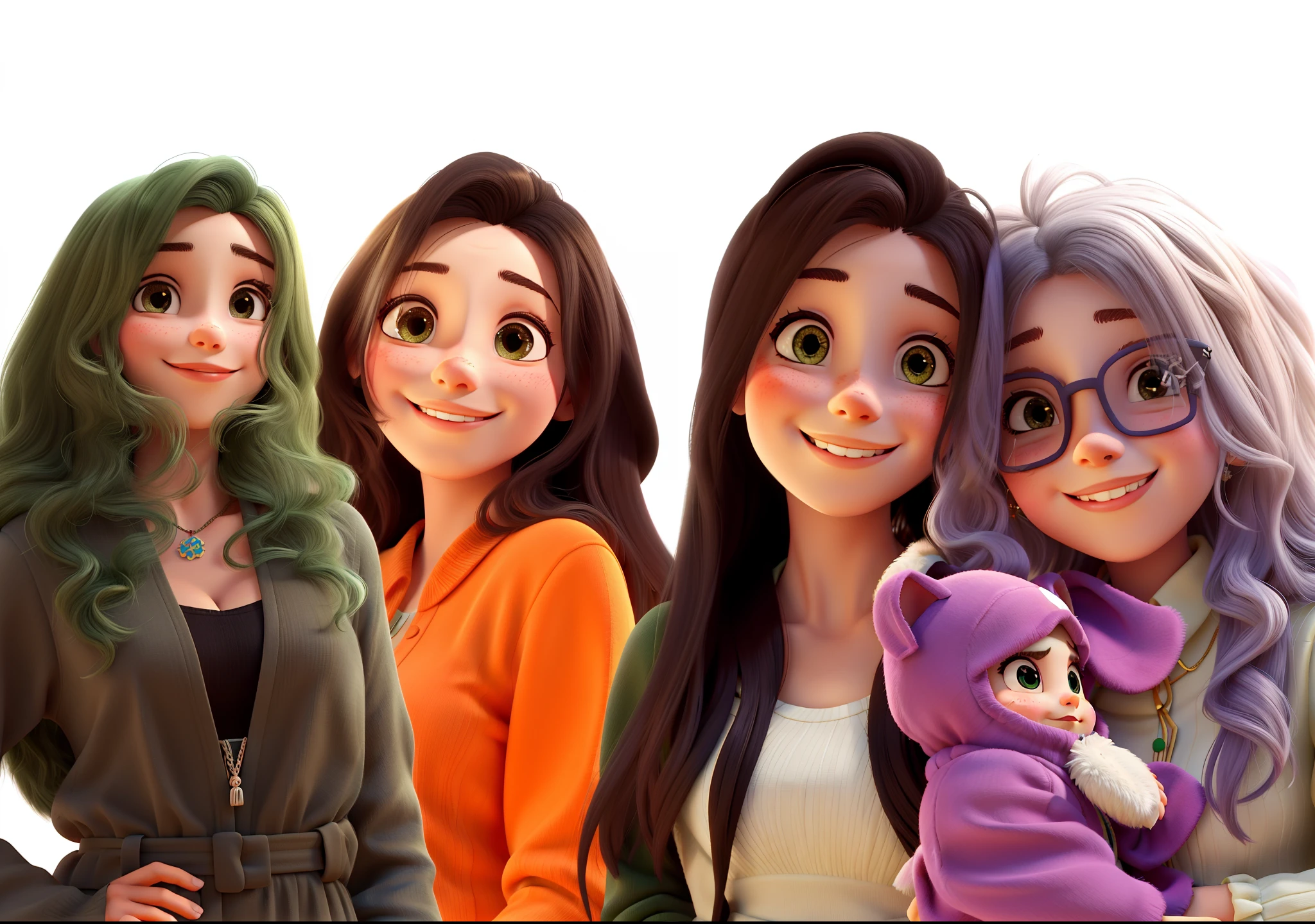 Quatro mulheres felizes melhor qualidade