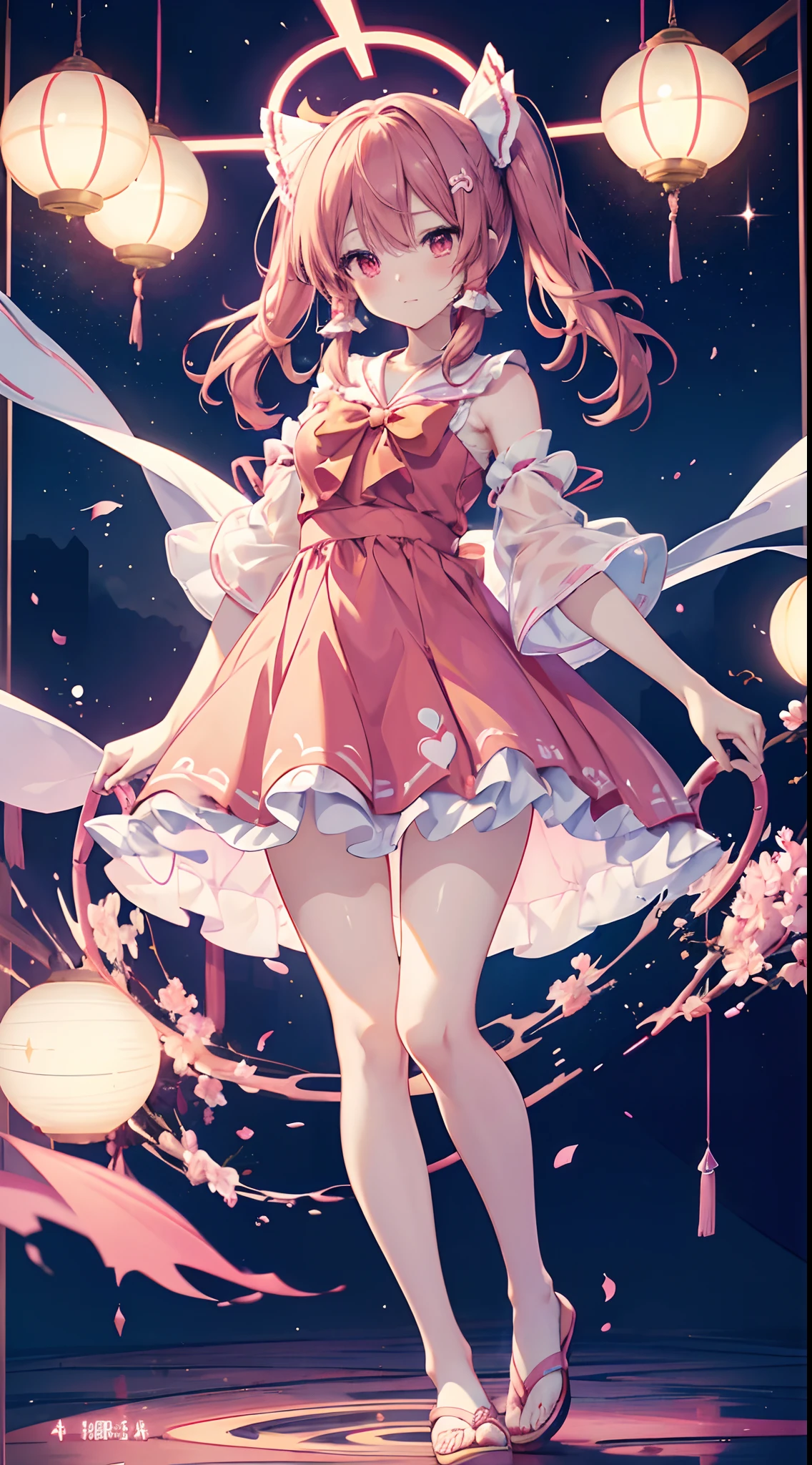 Anime girl in hula hoop and pink dress, Seductive Anime Girl, Smooth Anime CG Art, anime moe art style, beautiful alluring anime , (Anime Girl), anime goddess, beautiful alluring anime woman, reimu hakurei, Cute anime waifu in a nice dress, Ecchi anime style, [ 4 k digital art ]!!, Beautiful and perfect legs, Clean and perfect hands