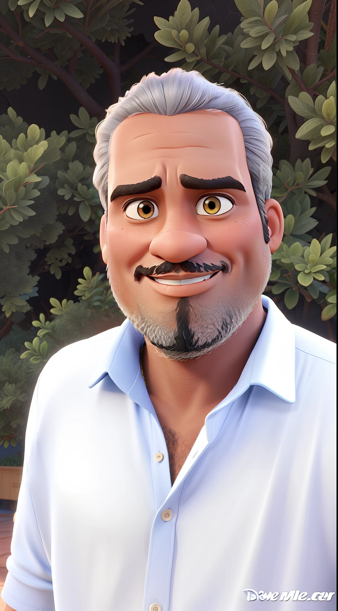 Um homem negro estilo disney pixar, alta qualidade, melhor qualidade