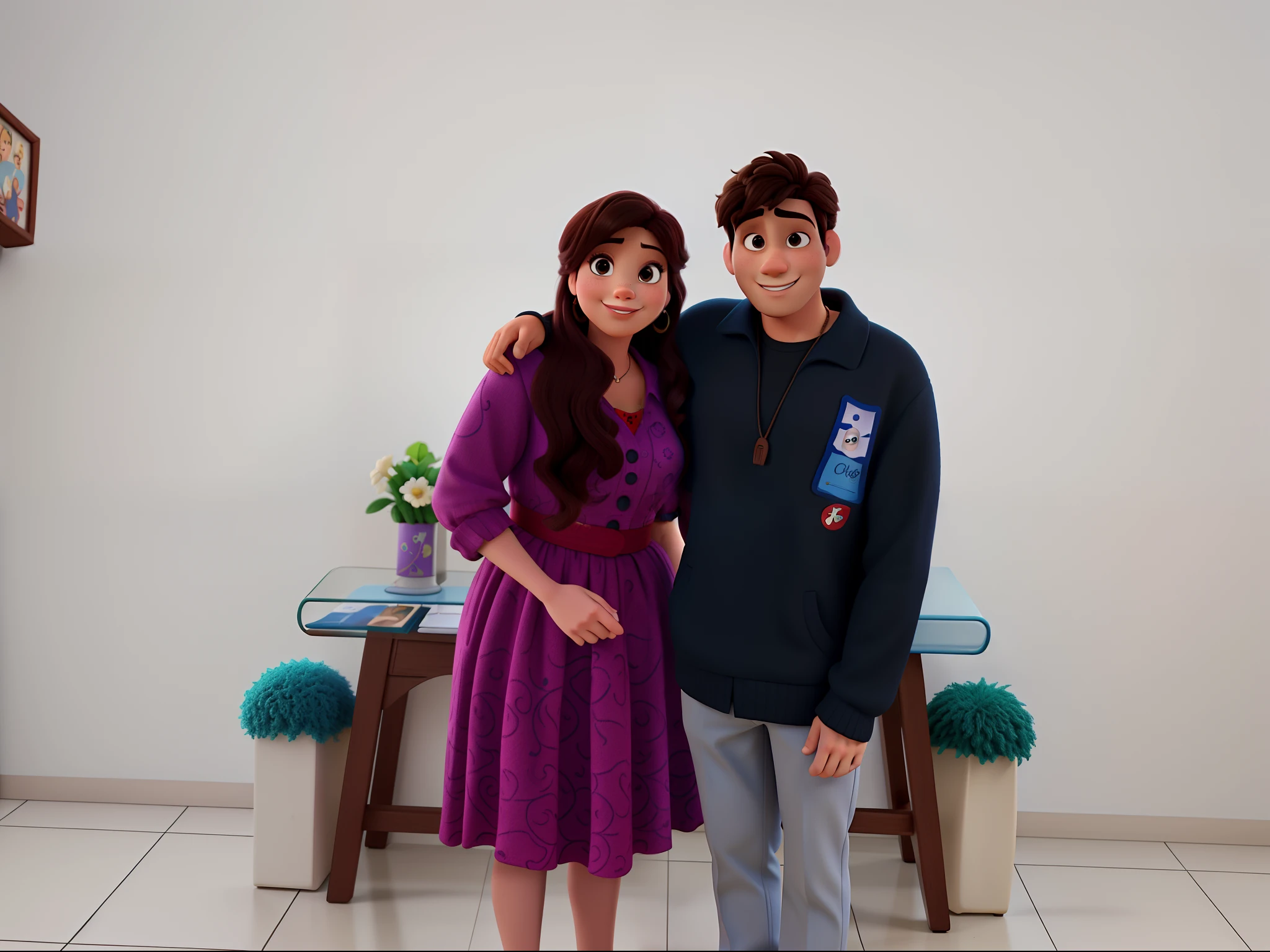 casal no estilo disney pixar alta qualidade e melhor qaulidade
