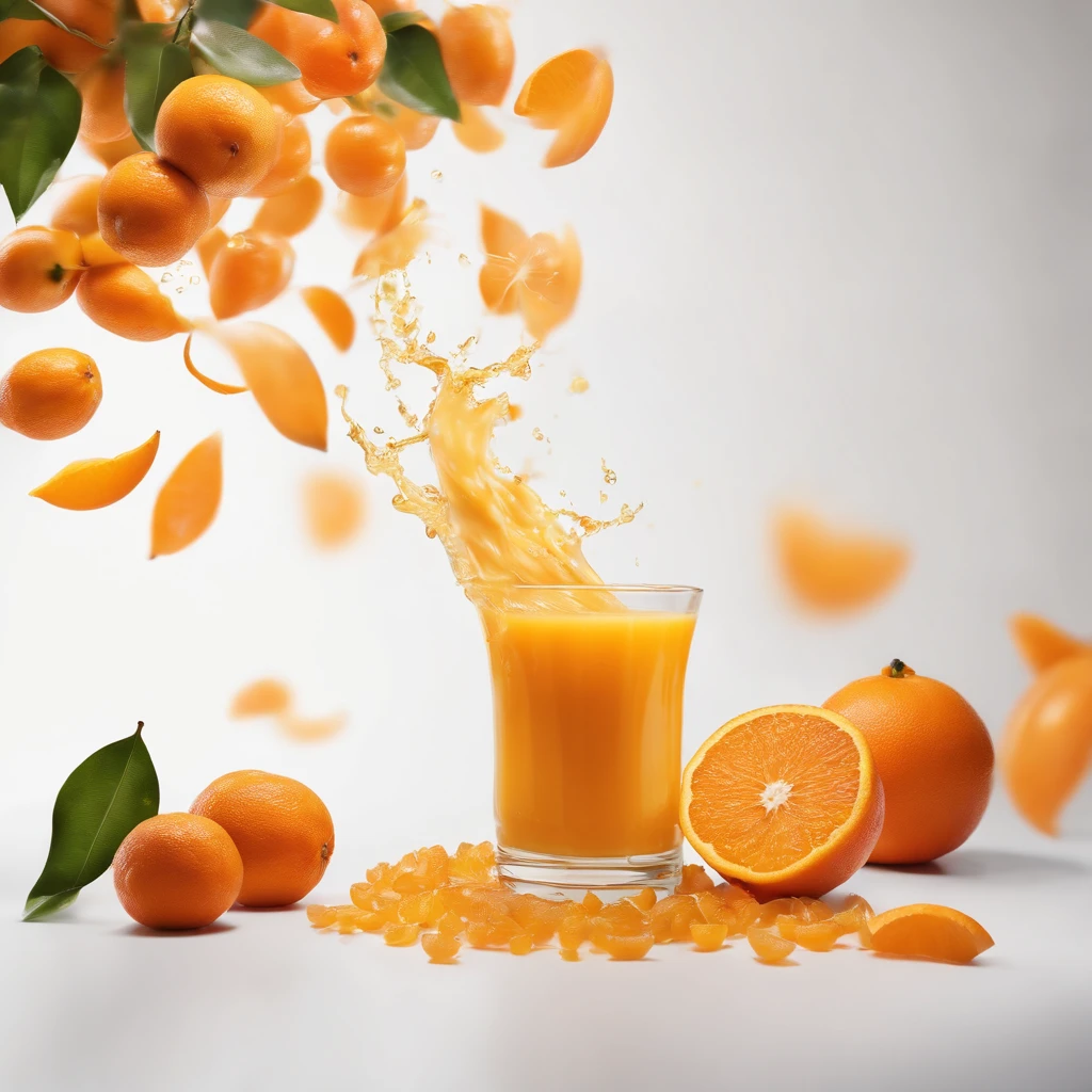 Creee une publicité sur lieu de vente donc un socle pour une marque de jus au gingembre en mettant en avant la couleur le dynamique des formes organique
