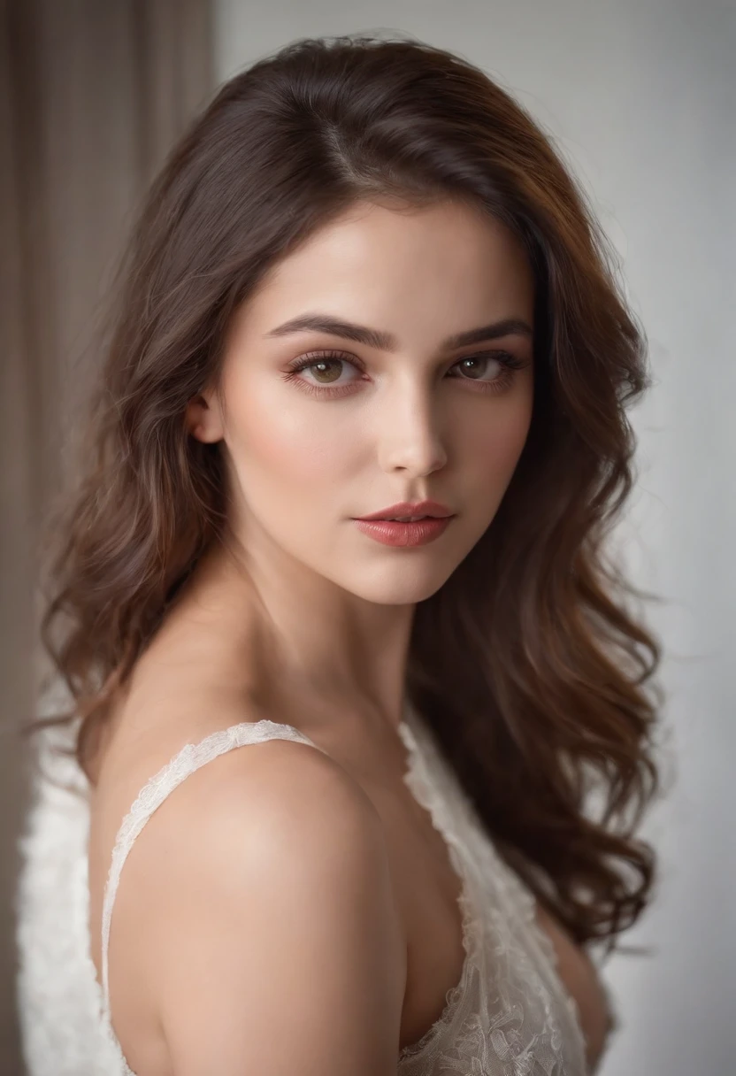(best quality,realistic:1.2), sensual, intimate, seductive, bedroom, erotic lighting, passionate, provocative poses, luscious curves, delicate skin, tousled hair, alluring eyes, captivating lips, exquisite details, high resolution, stunning composition, masterful brush strokes, captivating realism, sultry atmosphere, tantalizing shadows, vibrant colors.