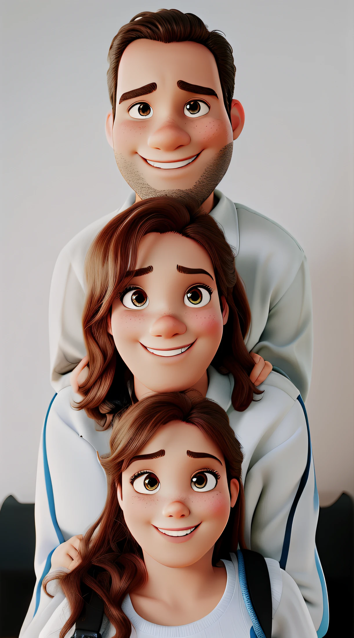 Disney Pixar Style Family, alta qualidade, melhor qualidade