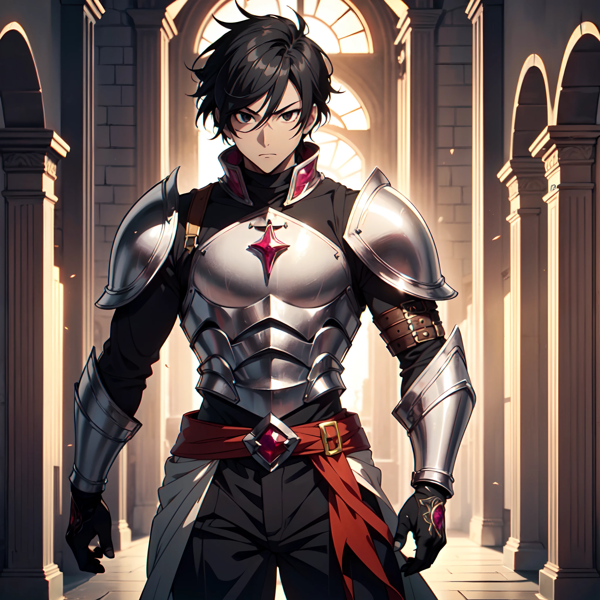 128K Ultra High Definition,
128K Ultra High Quality,
128K Ultra High Resolution,
Best Definition,
Best Quality,
Best Resolution,
Perfectly Detailed,
Perfectly Designed,
Extremely Detailed,
Extremely Designed,
Hyper Detailed,
Hyper Definition,
Hyper Quality,
Hyper Resolution,
Masterpiece,
(((Anime))),
Body Shot,
(((Boy))),
Handsome,
Muscular Body,
(((Black Short Hair))),
(((Black Eyes))),
(((Hyper Detailed & Perfectly Designed With Ultra High Quality Red Ruby Warlord Armor))),
(((Inside Of Medieval Royal Palace Background Scenery))),