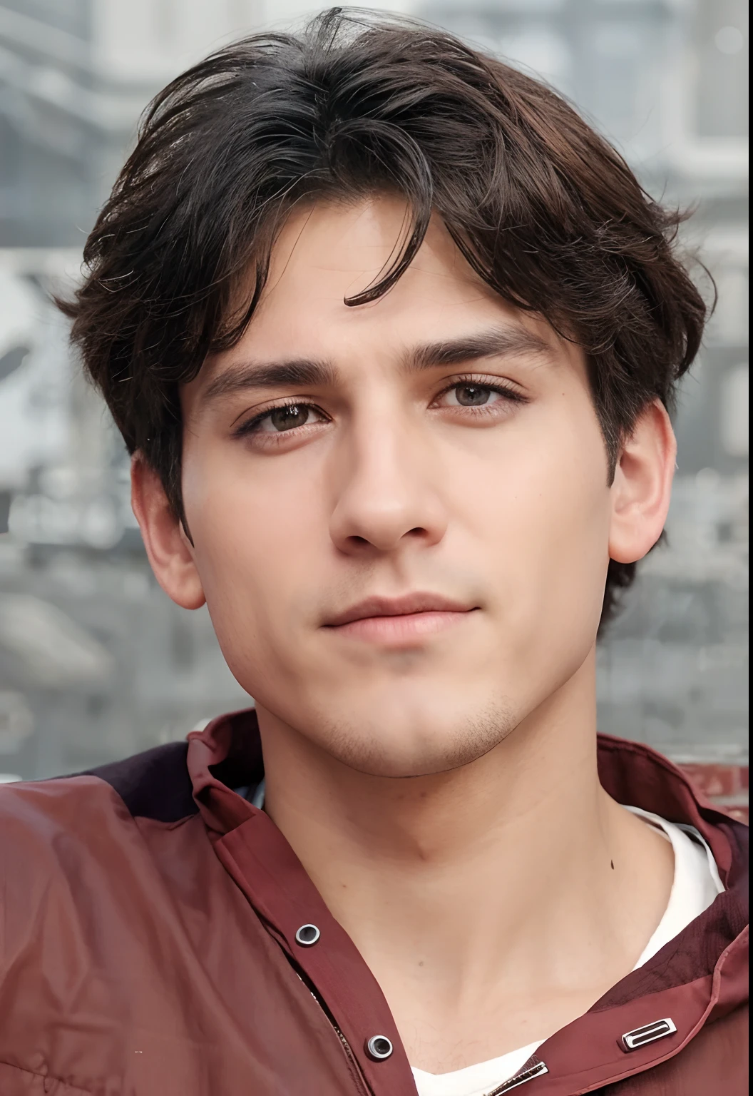 Change background cyberpunk handsome boy , realistic face 8k Ultra realistic