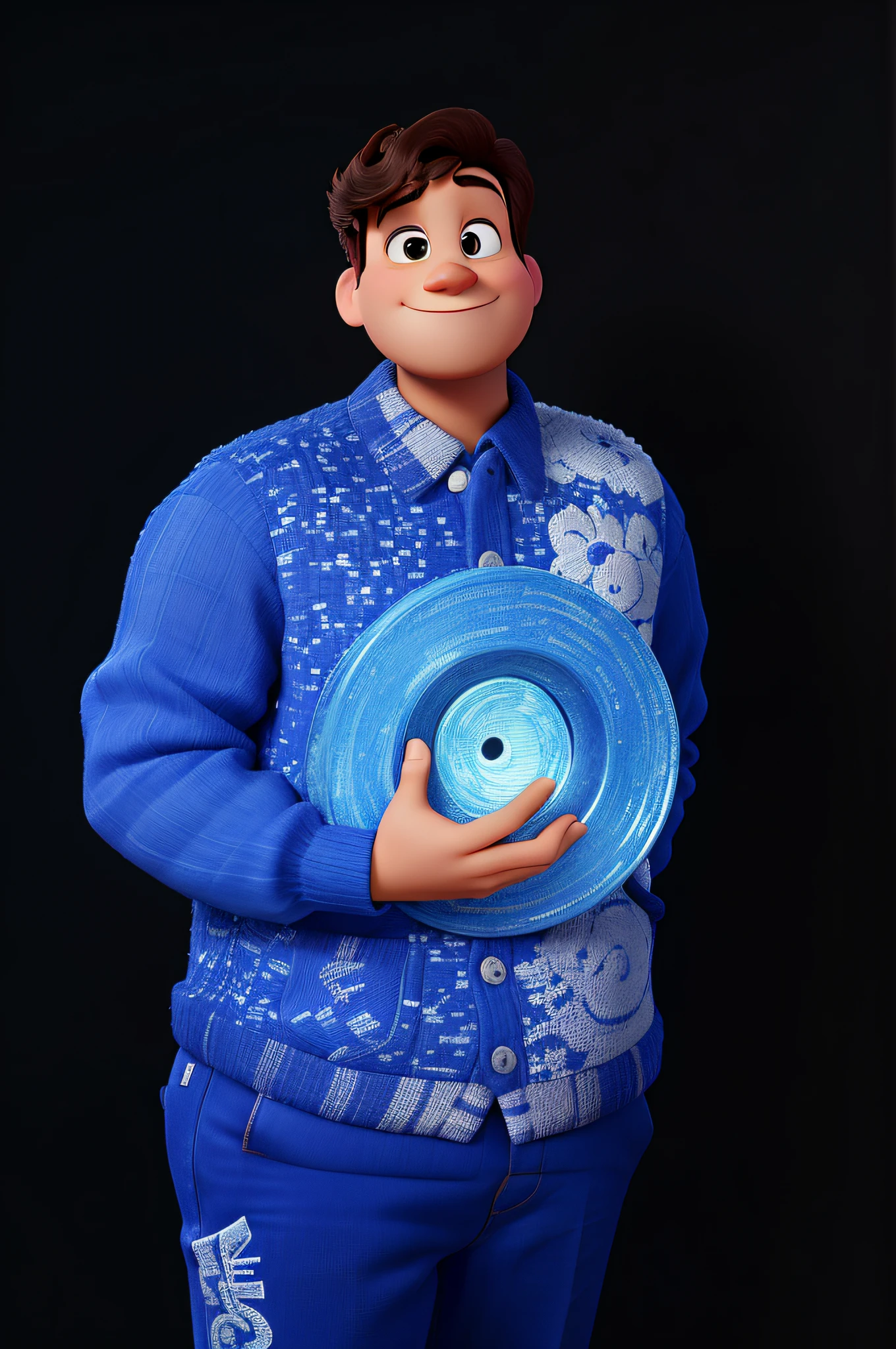 um homeme estilo disney pixar, alta qualidade, melhor qualidade