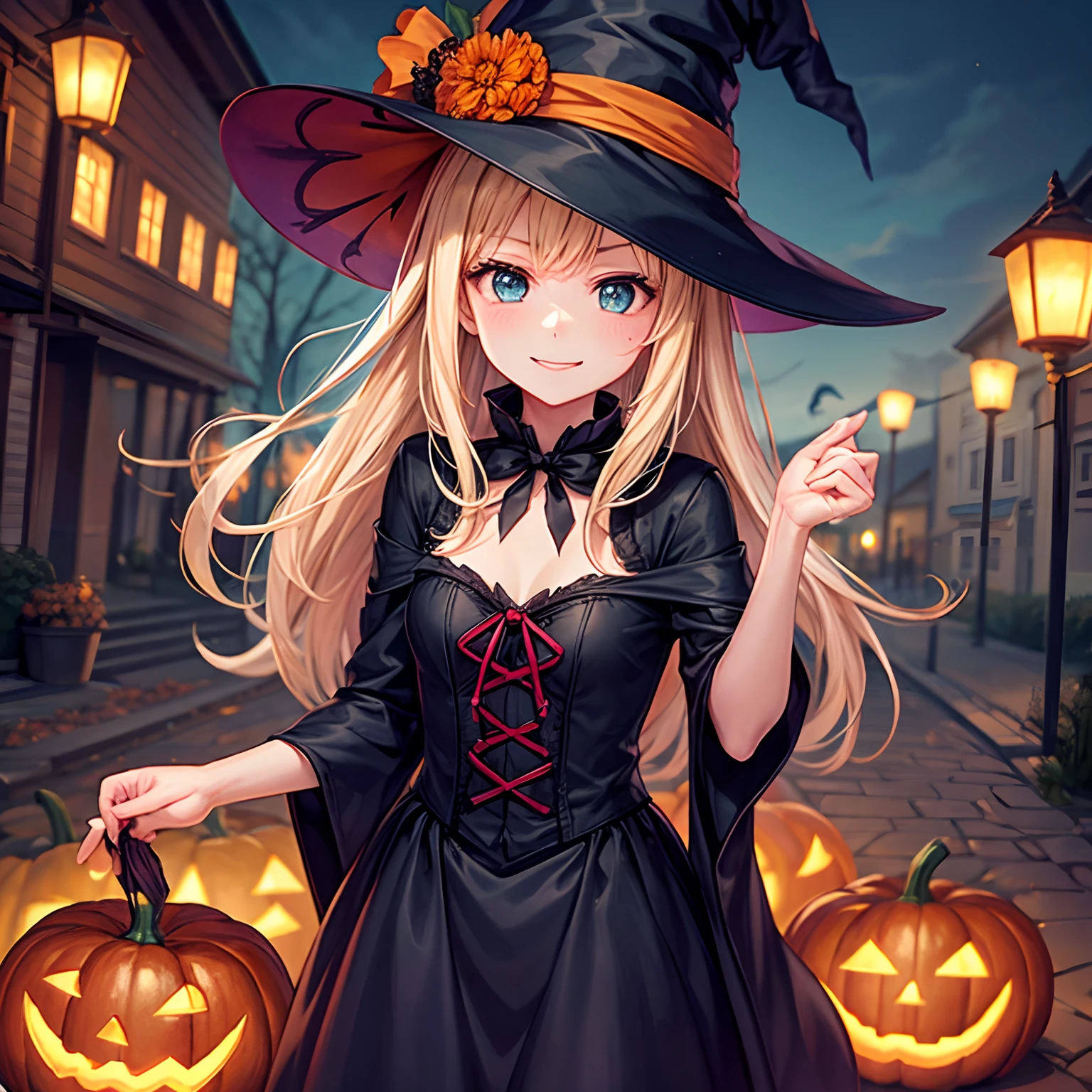 Witch 1,Halloween,ghosting,pumpkins,Best Quality