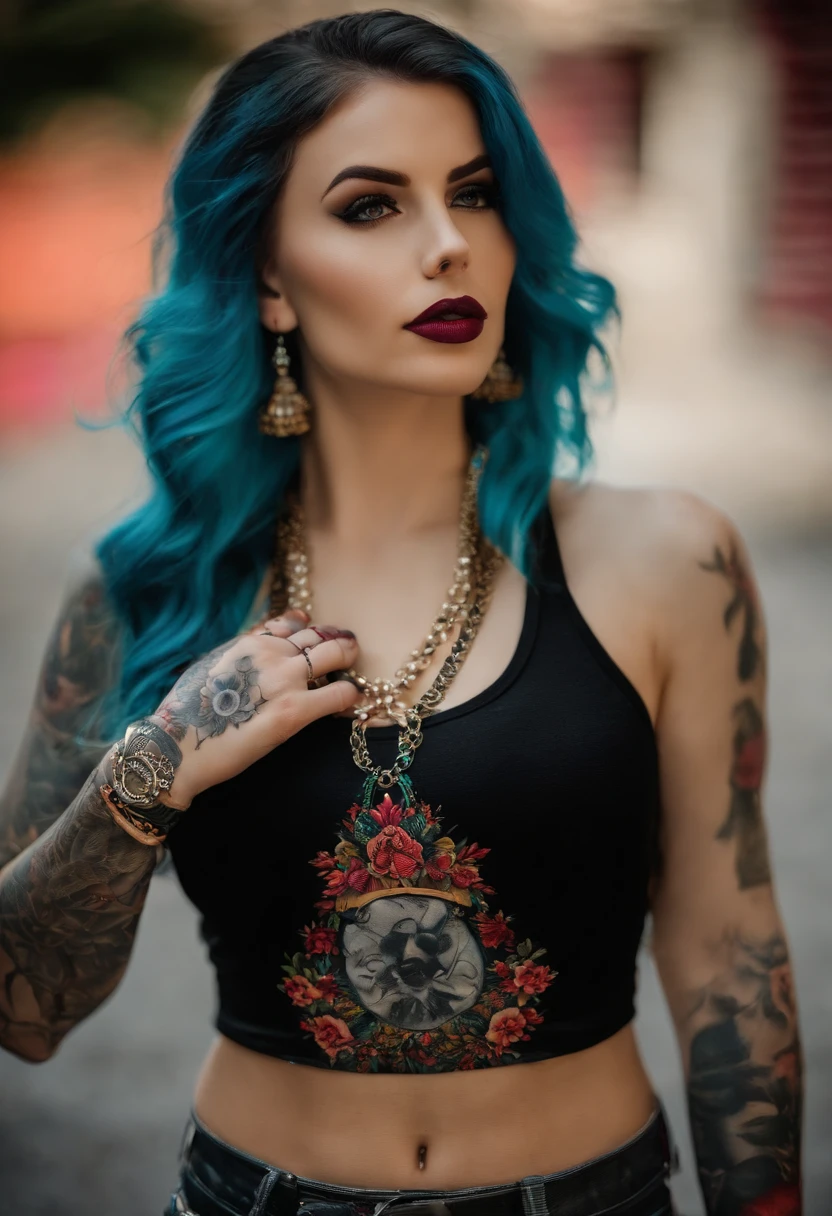 Chica monstruo, Cuerpo de limo completo, neon colors, Risa loca, Mal, Mujer con tatuajes y piercings posando con camisa blanca, bomba, Mujer preciosa, con una camisa blanca, hiperrealista,cuerpo completamente tatuado, Mujer preciosa, Fotos oficiales del producto, better known as amouranth, hermosa mujer hermosa, cuerpo tatuado, Foto completa del producto, HannaHowo,hermosa camiseta negra , Hermosa modelo, lingirie