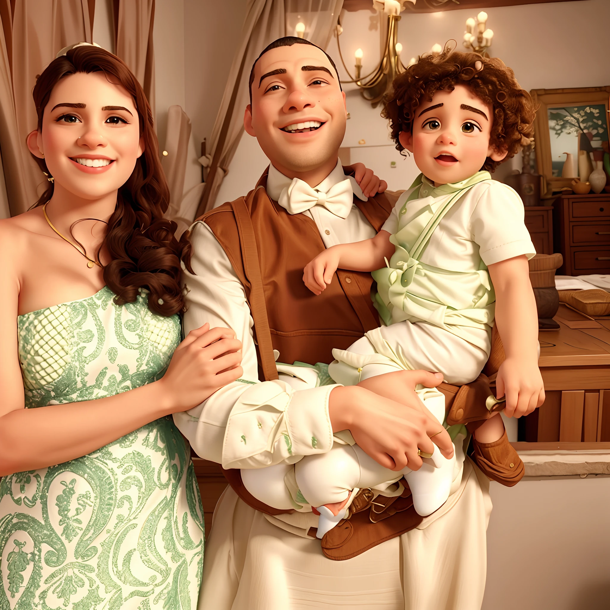 there is a man and woman holding a baby and smiling, marido esposa e filho, imagem de perfil, divertindo-se, Ronaldo Nazario Fenomeno, todo mundo se divertindo, Happy family, Ronaldo Nazario, Directed by: Nandor Soldier, david rios ferreira, Fotografia tirada em 2 0 2 0, 4 k post, Postagem 4k