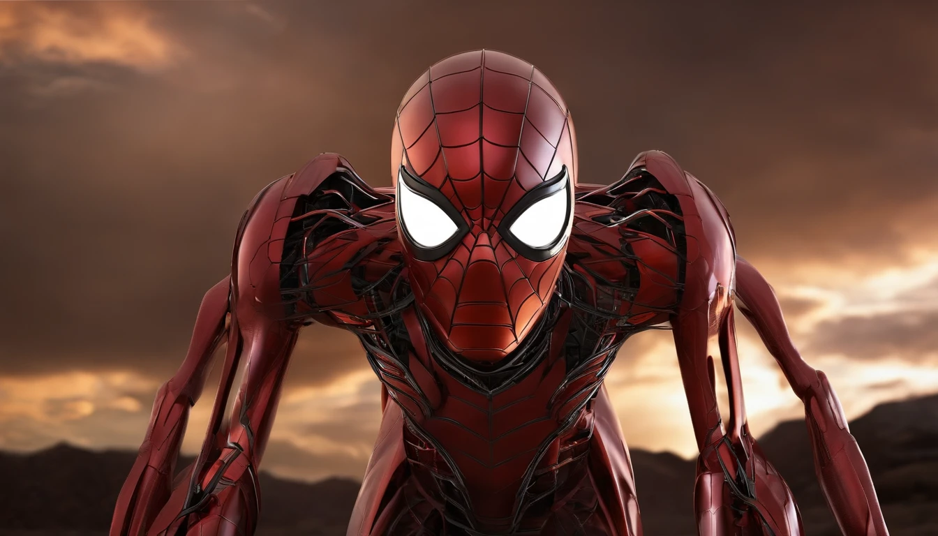 Iron men look like a spider man