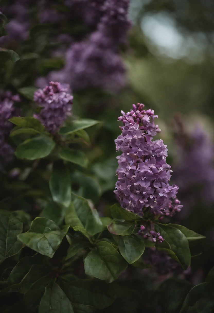 lilac shrub