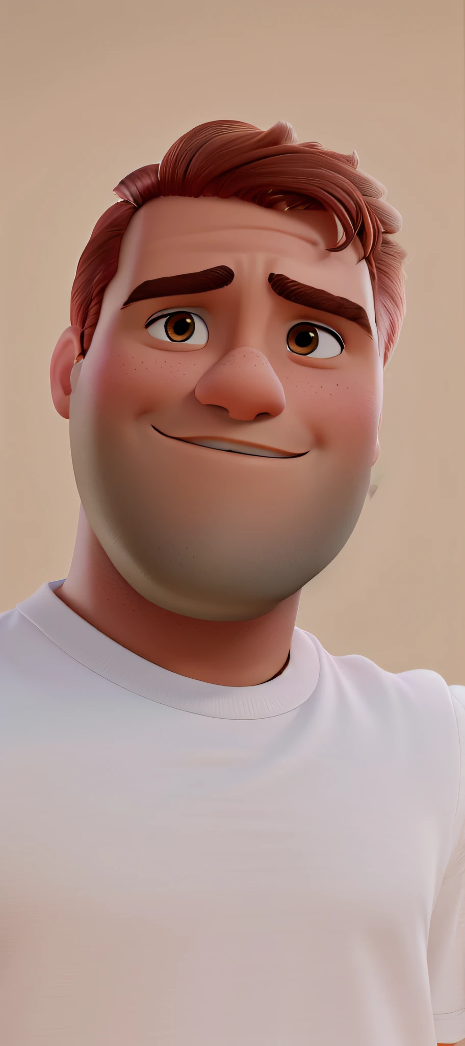 Um homem moreno lindo e inteligente estilo disney pixar, alta qualidade, melhor qualidade