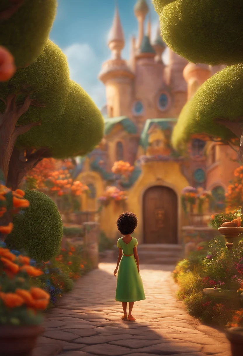 Um arquiteto de sonhos futurista, mas realista, inspired by Pixar animation, de perto. The character takes center stage with captivating facial expressions, oferecendo um toque de irrealidade.
