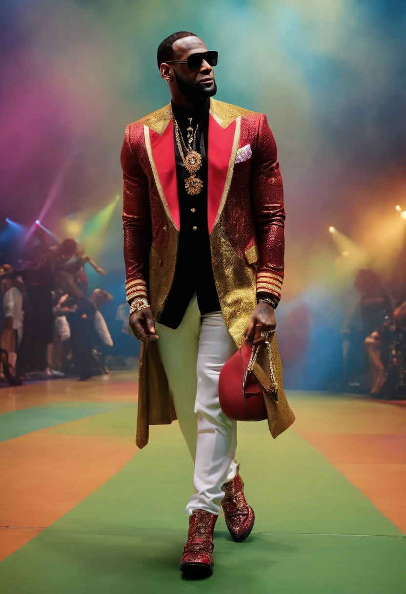lebron james com a roupa do michael jackson