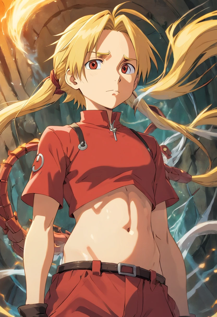 Edward Elric, (((flat stomach)))