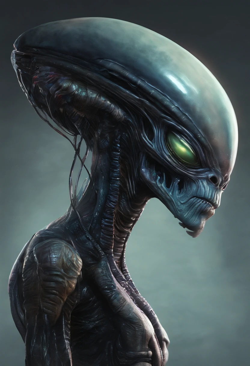 alien portrait (upper body:1.5)