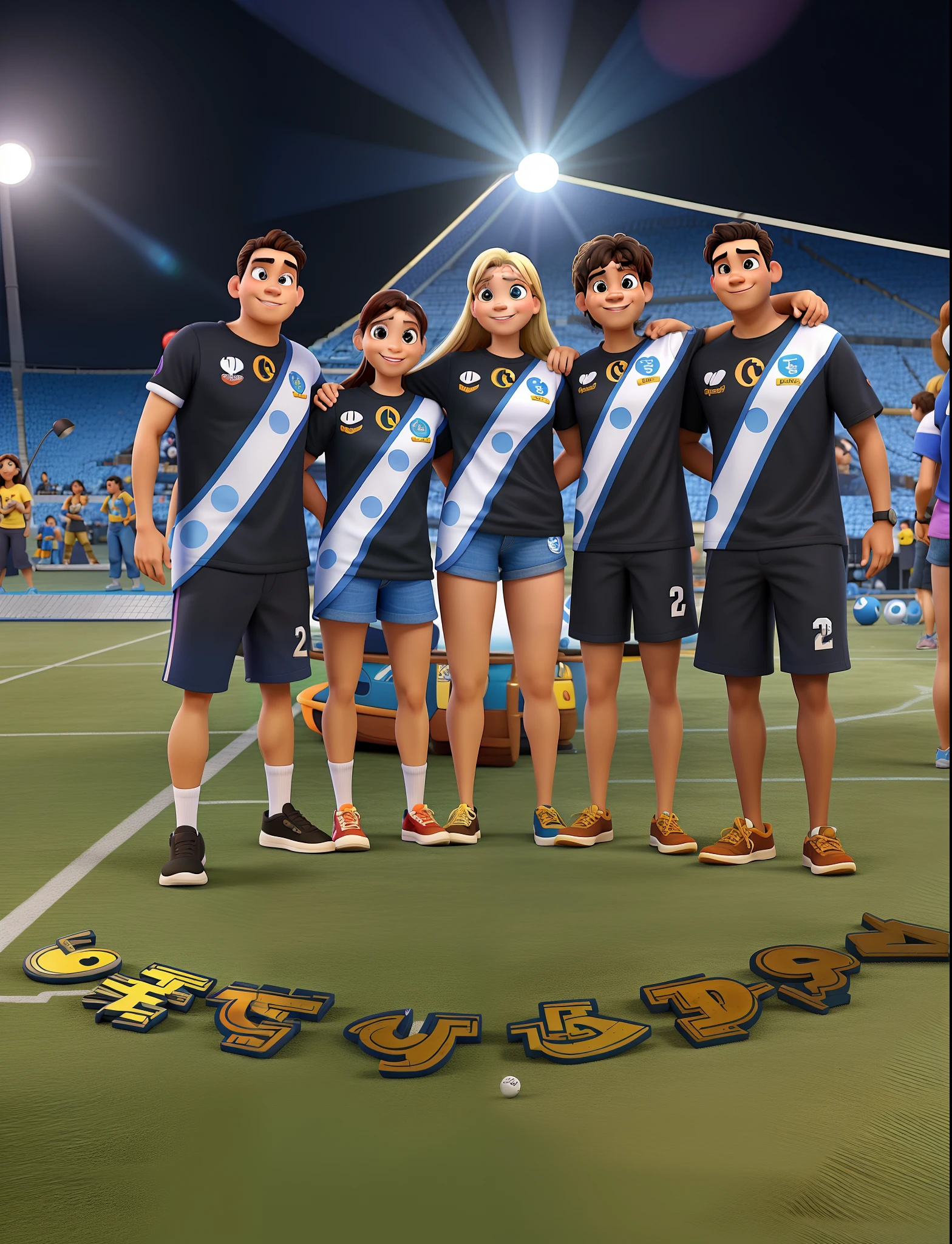 Uma equipe estilo disney pixar, alta qualidade, melhor qualidade