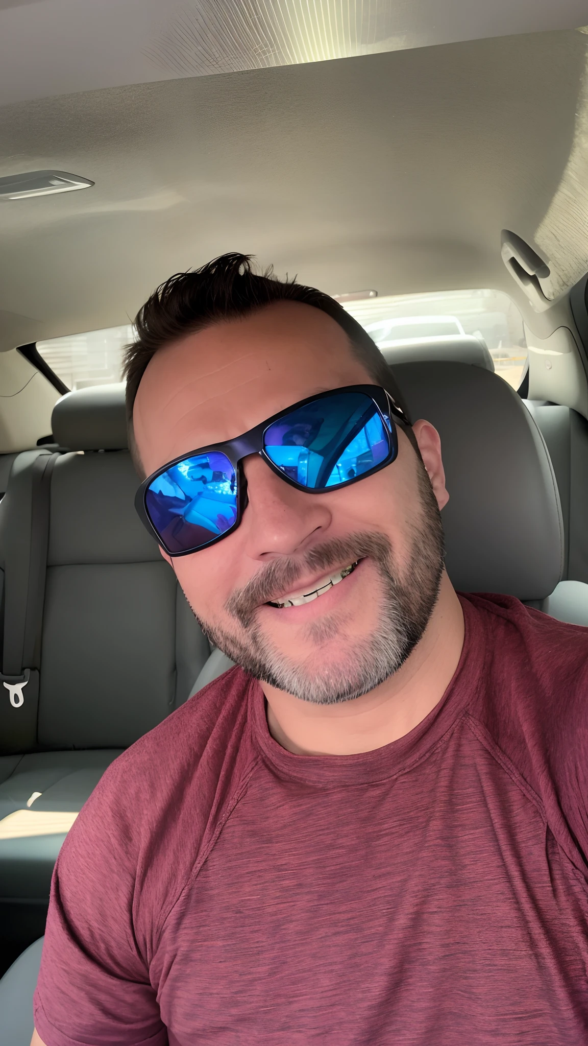 Man in sunglasses sitting in the back seat of a car, 3 6 anos, 38 anos, 3 2 anos, Homens de 45 anos, cerca de 3 5 anos, Homem de 4 0 anos,