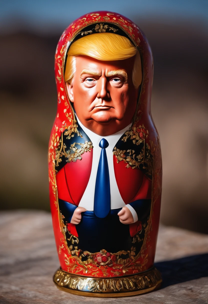 Donald Trump as a Russian doll