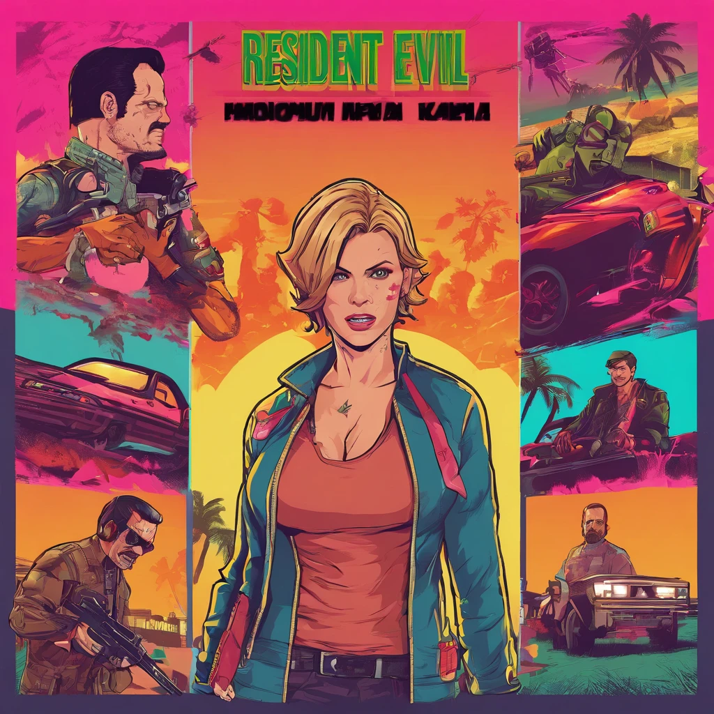 Crie um personagem de Resident Evil