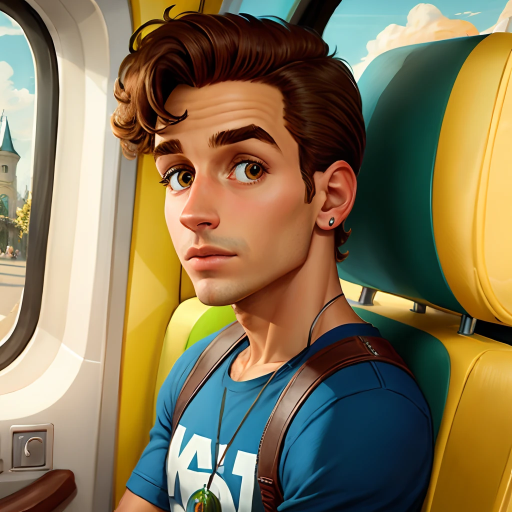 Create Pixar Style Character with Characteristics...
Homem de 20 anos,careca com cabelo, em busca do seu sonho de viajar