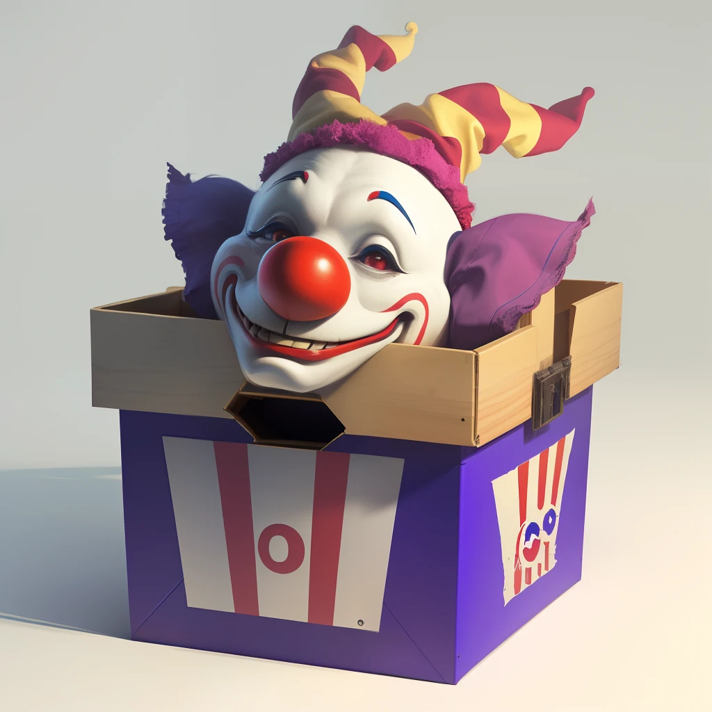 Animated clown box