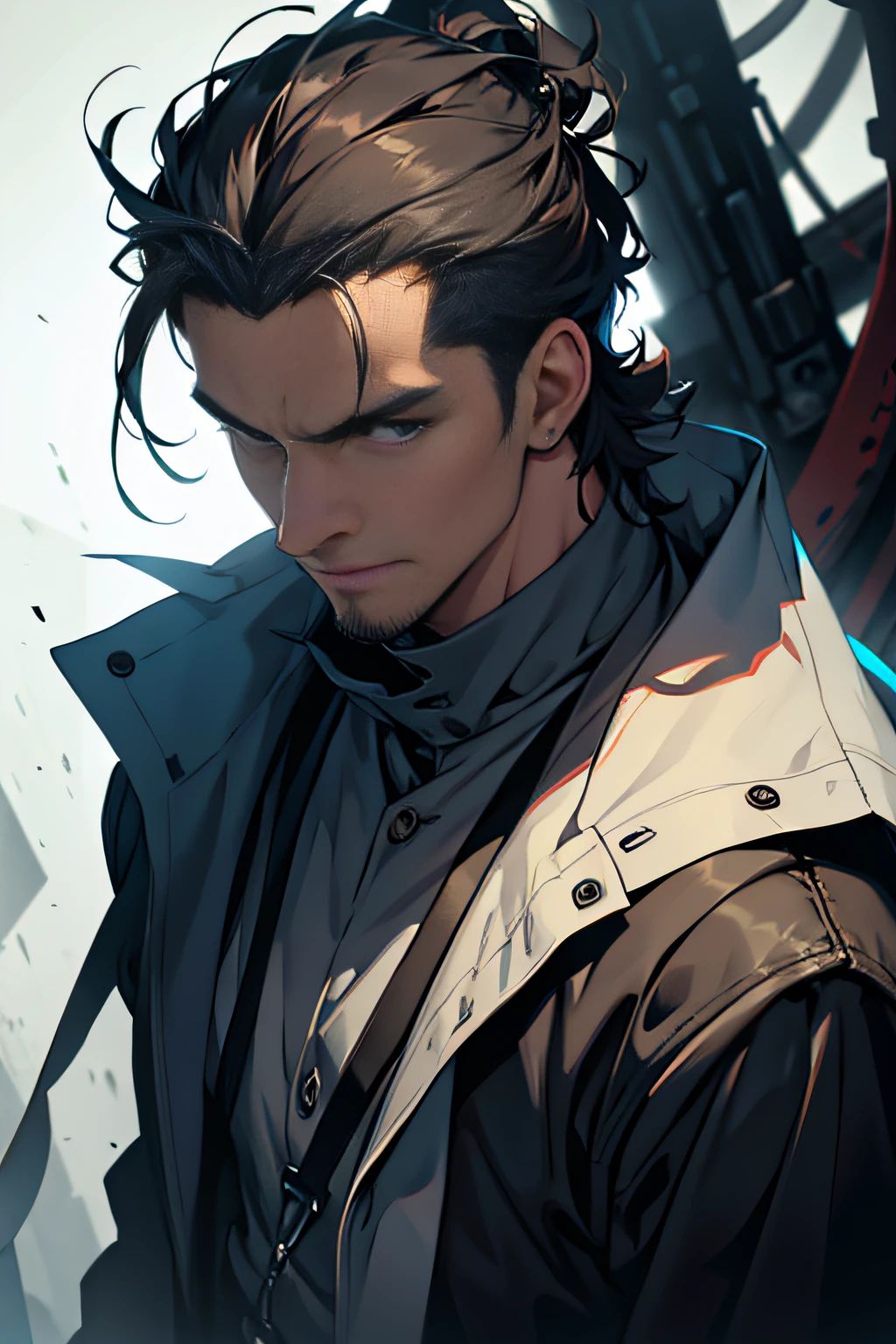 A man who looked crazy