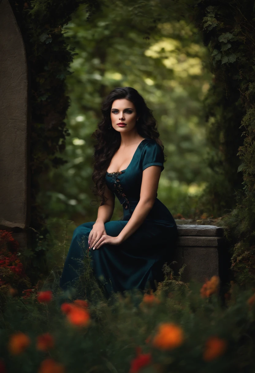 Beautuful Women,A dark-haired,huge tit,nurse,burial site,