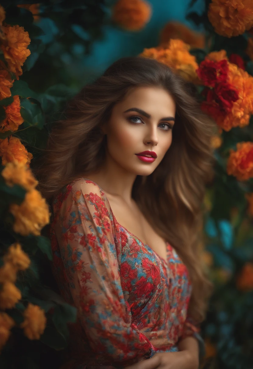 Beautiful girl with big
