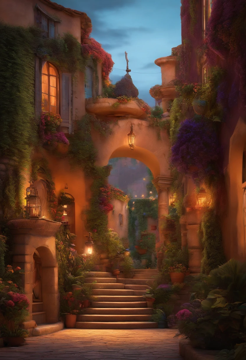 A Dream Architect Inspired by Pixar Animation, de perto. Facial expressions are captivating, com um toque de irrealidade.