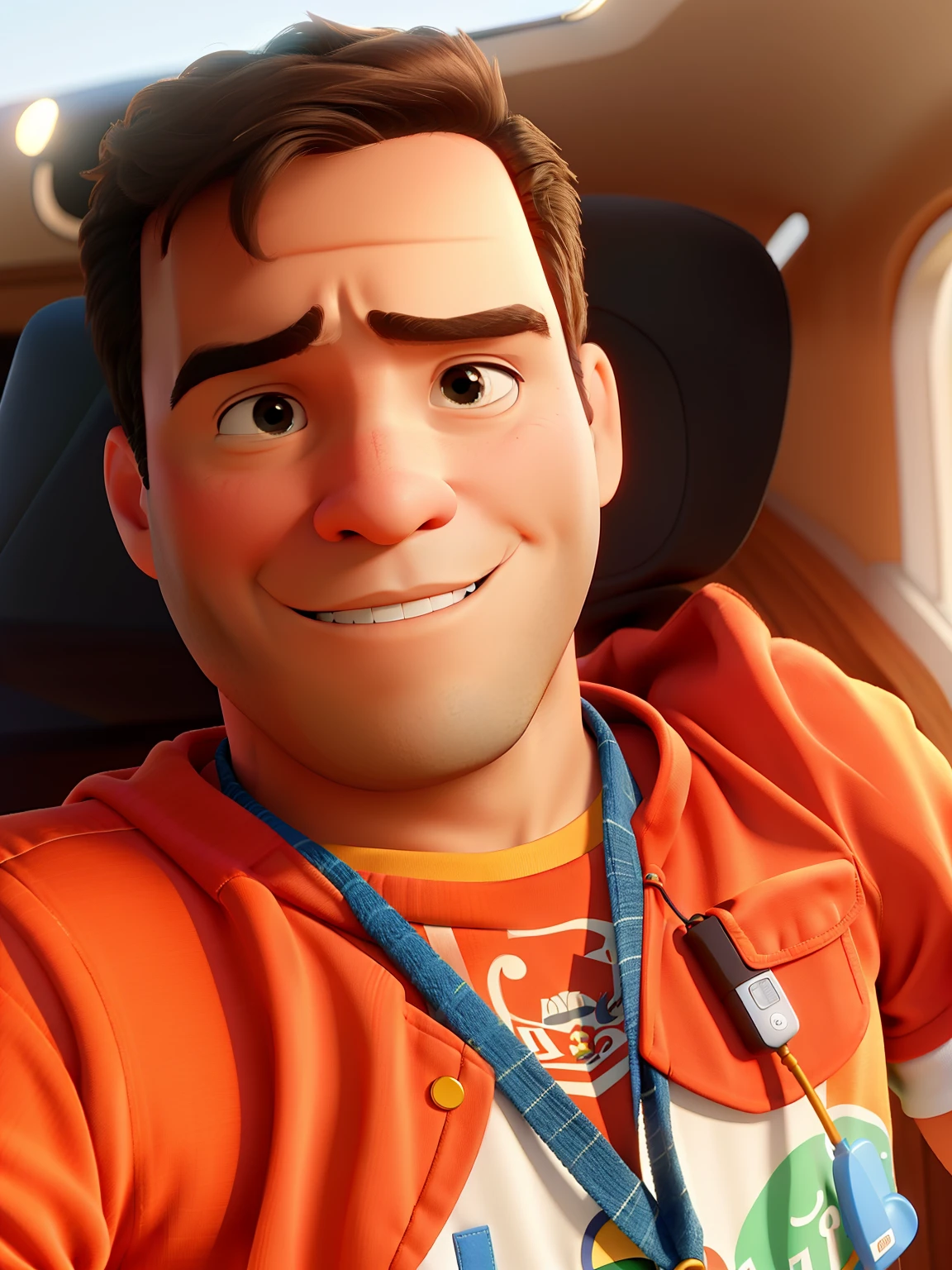 um homem estilo Pixar, alta qualidade, melhor qualidade