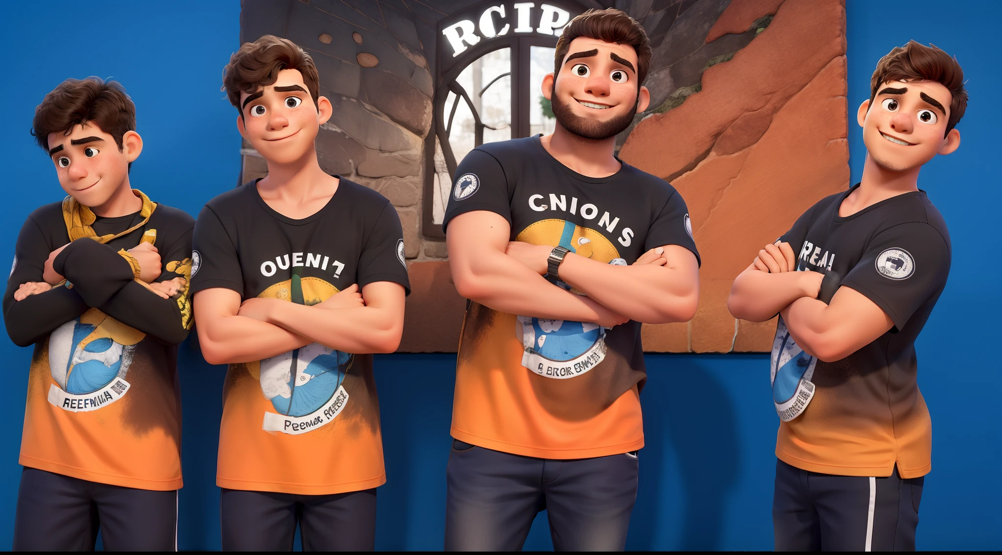 Obra-prima, de melhor qualidade, quatro s, com camiseta escolar
