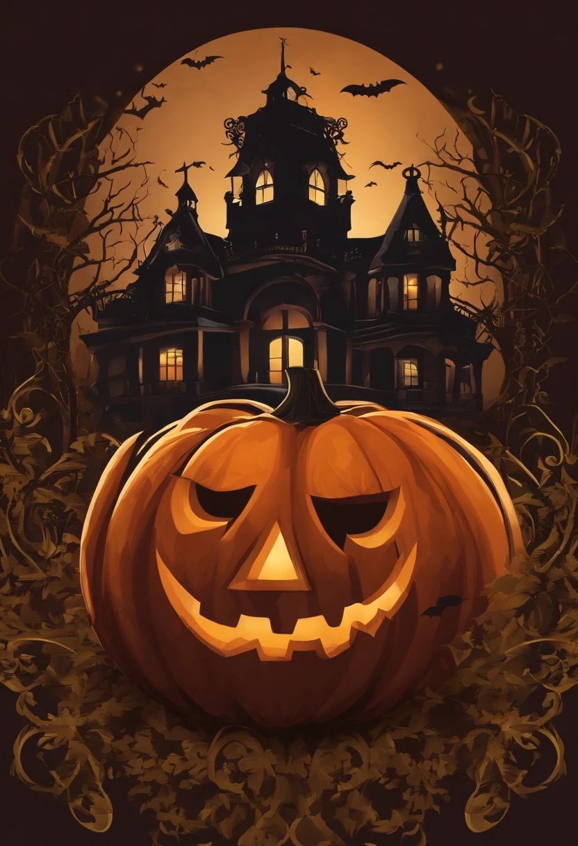 Create an image of the Halloween version of the SENAI logo
