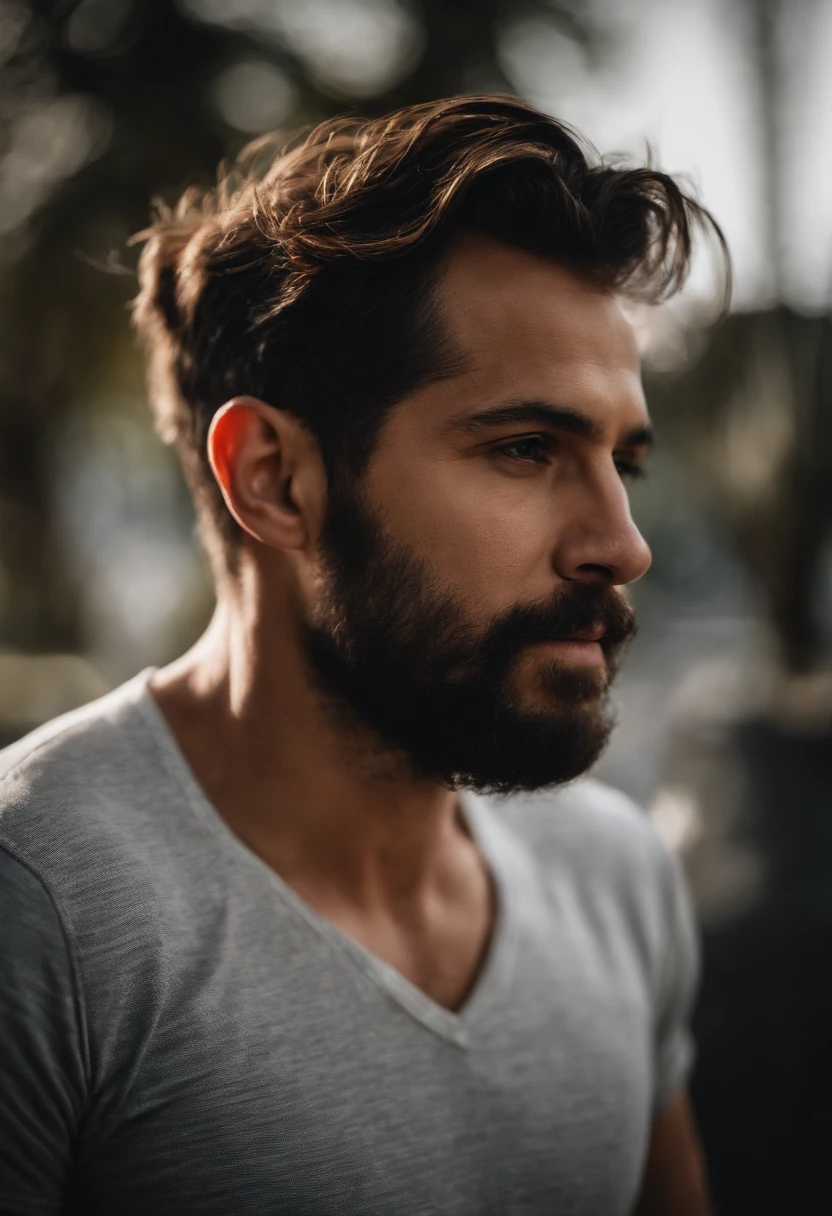 Retrato de um homem de 29 anos moreno sem barba do rosto redondo nariz redondo alta qualidade melhor qualidade