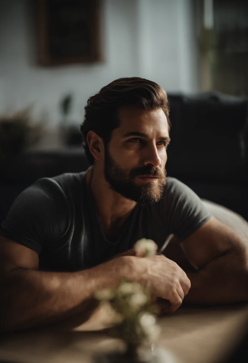 Retrato de um homem de 29 anos moreno sem barba do rosto redondo nariz redondo alta qualidade melhor qualidade