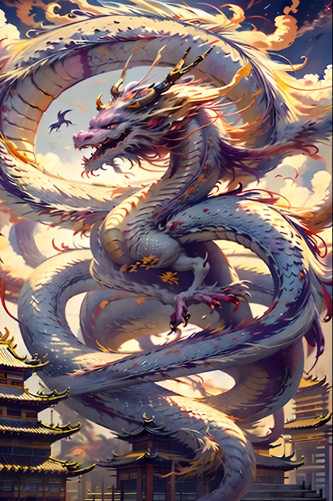 masterpiece, jjbinx:2 <lora:JarJarBinksXLV1:2>,<lora:20240205_spring_dragon_checkpoint-4000:1> CN_SP style, chinese dragon, apocalyptic breasts, unique, simple