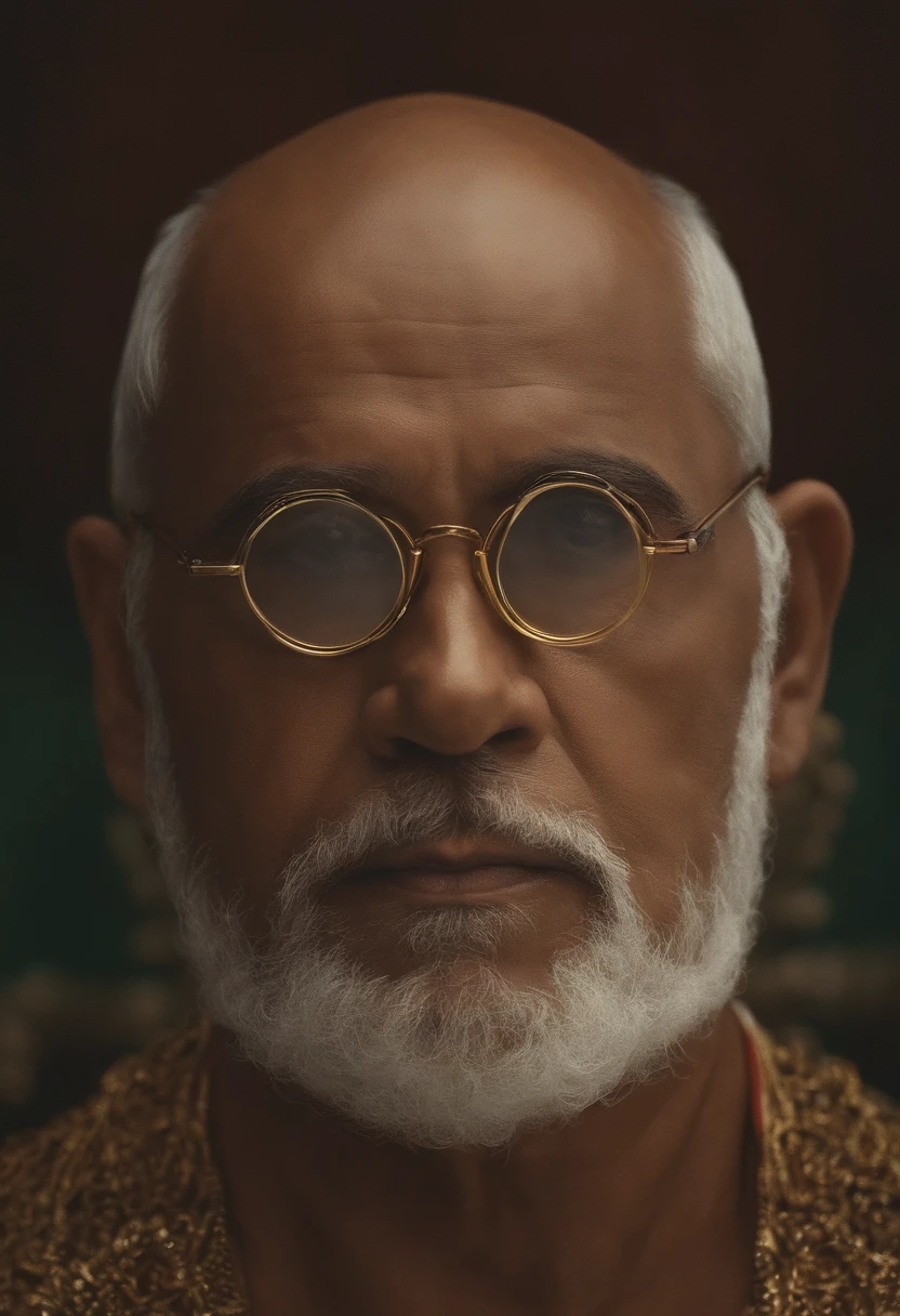bonito pequeno historiador masculino 38 anos de idade, huge head, cebelos curto, wearing thin-framed glasses of round gold, olhos altamente detalhados , whole body view, figuras de brinqued
