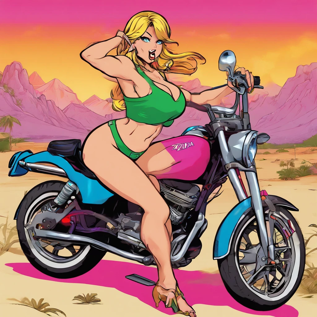 Zelda totk hot, sexy, very has large tits,full nude , tounge sticking out , riding black hard big , making peace sign