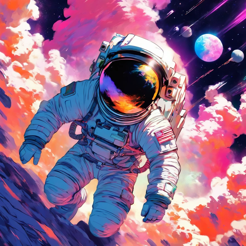 (Astronaut Struggling to Climb Creative Poster on Snowy Mountain), (Luchando:1.37),(escalada:1.1),(Antecedentes con:Esto es un planeta), astronauta solitario, astronauta detallado, Espacio totalmente adecuado, en el espacio(en la luna), Arte clave, inspirado por Yoshihiko Wada, Cartel oficial, character poster, Arte promocional del cartel, promotional movie poster,