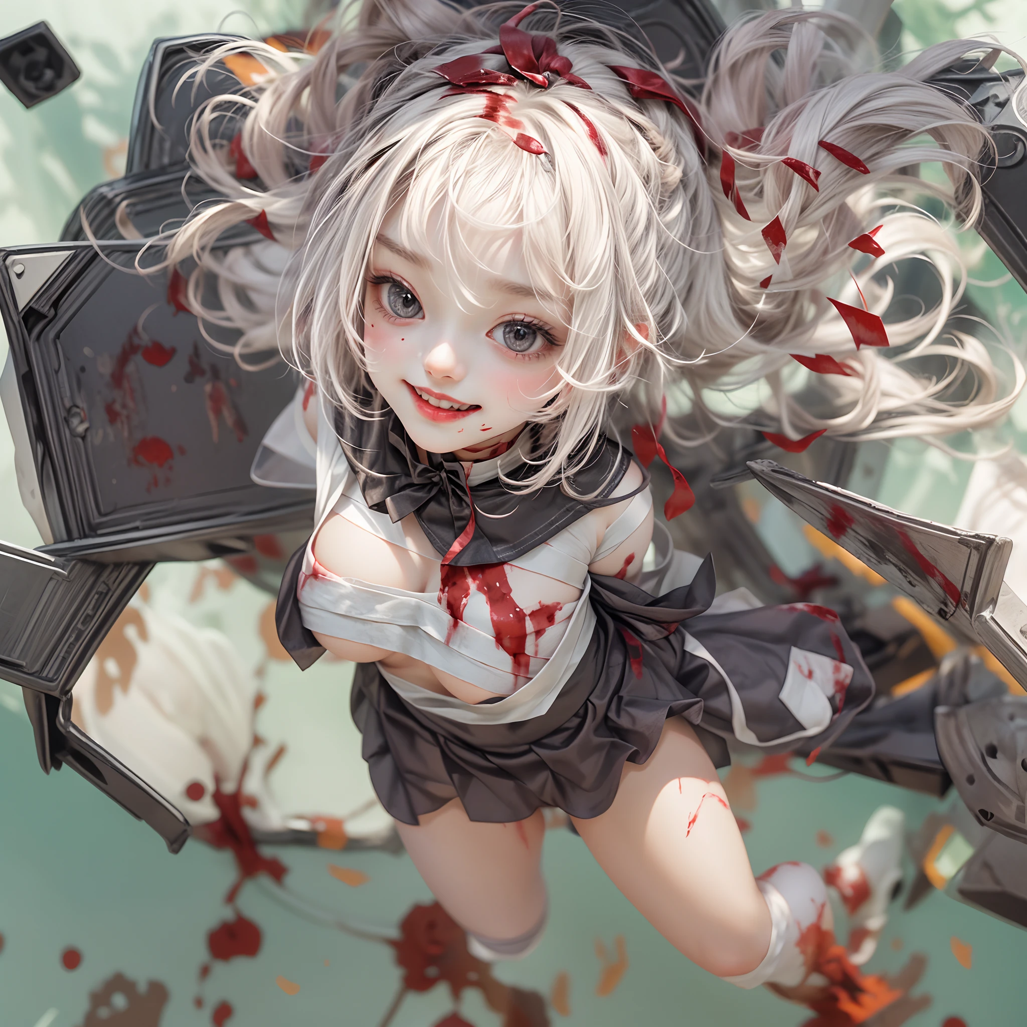(((SFW, NSFW STILL SHOW, 12 Tiny Girls in a row:1.2, Shibuya Hachiko-mae scramble crossing on Halloween:1.2))), ((masterpiece:1.2, best quality, photorealistic:1.37)), { (Standing Full Body:1.2)|(from below:1.2) }, { bandaged full body | torn Cut-off Sailor Uniform:1.2 }, { bandaged head | bandaged limbs | (( bleeding from pussy )) }, {((naked bandage))|metallic red nipple stickers}, {(bloody)|blood paste|(Blood-stained bandages| bloody inner thighs)}, ((Detailed KAWAII face, Detailed glistening ivory skin)), {Bustling street|Crossroads|(Passerby schoolgirls)| halloween| neon}, {(Childish:1.2|Gigantic Cleavage:1.37|Underboob:1.2)}, {Red leather high collar| Hair ornaments |shotgun|random hair colors}, {Floating hair|Strong wind|(((Ass focus, open thighs)))| (flying magic) | (Skirtlift)}, {(Kissing face to face)|:p|:d|laugh|sparkle|joyful|delighted|Drunk},extremely Detailed,