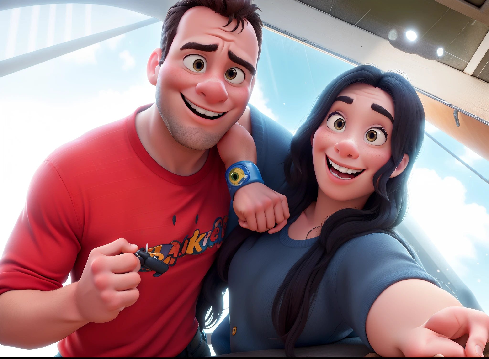 Make this image like the Disney Pixar theme