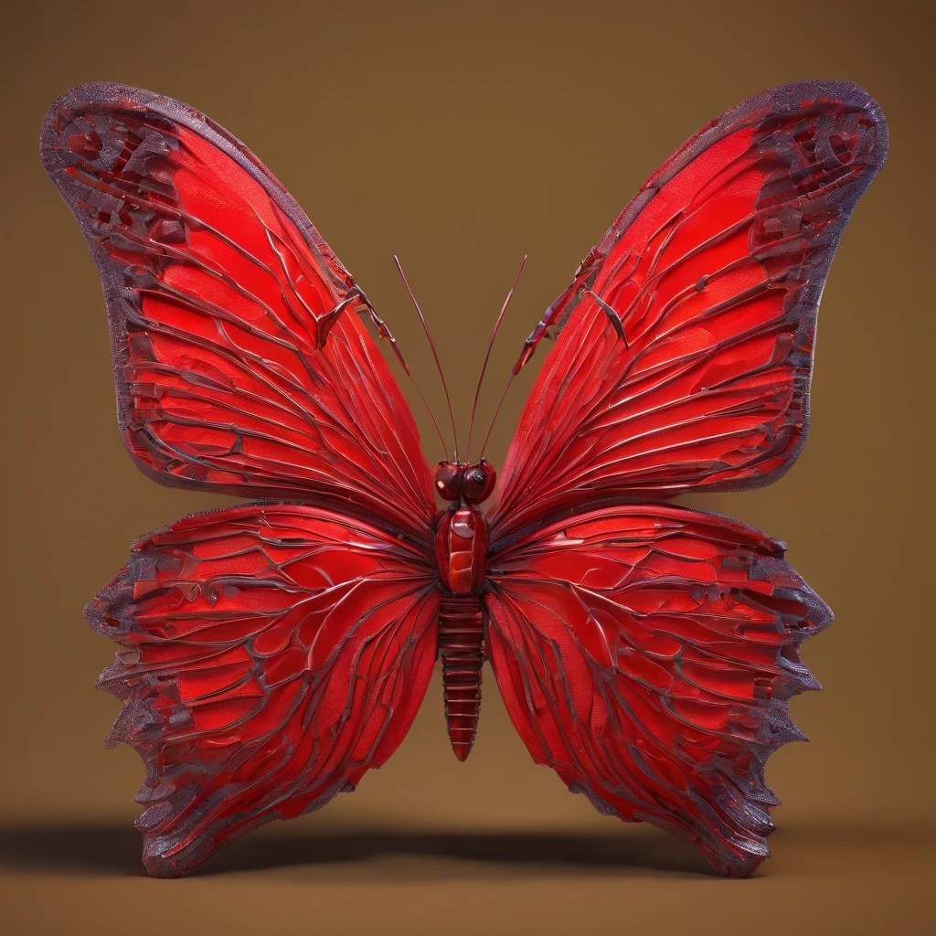 red butterfly