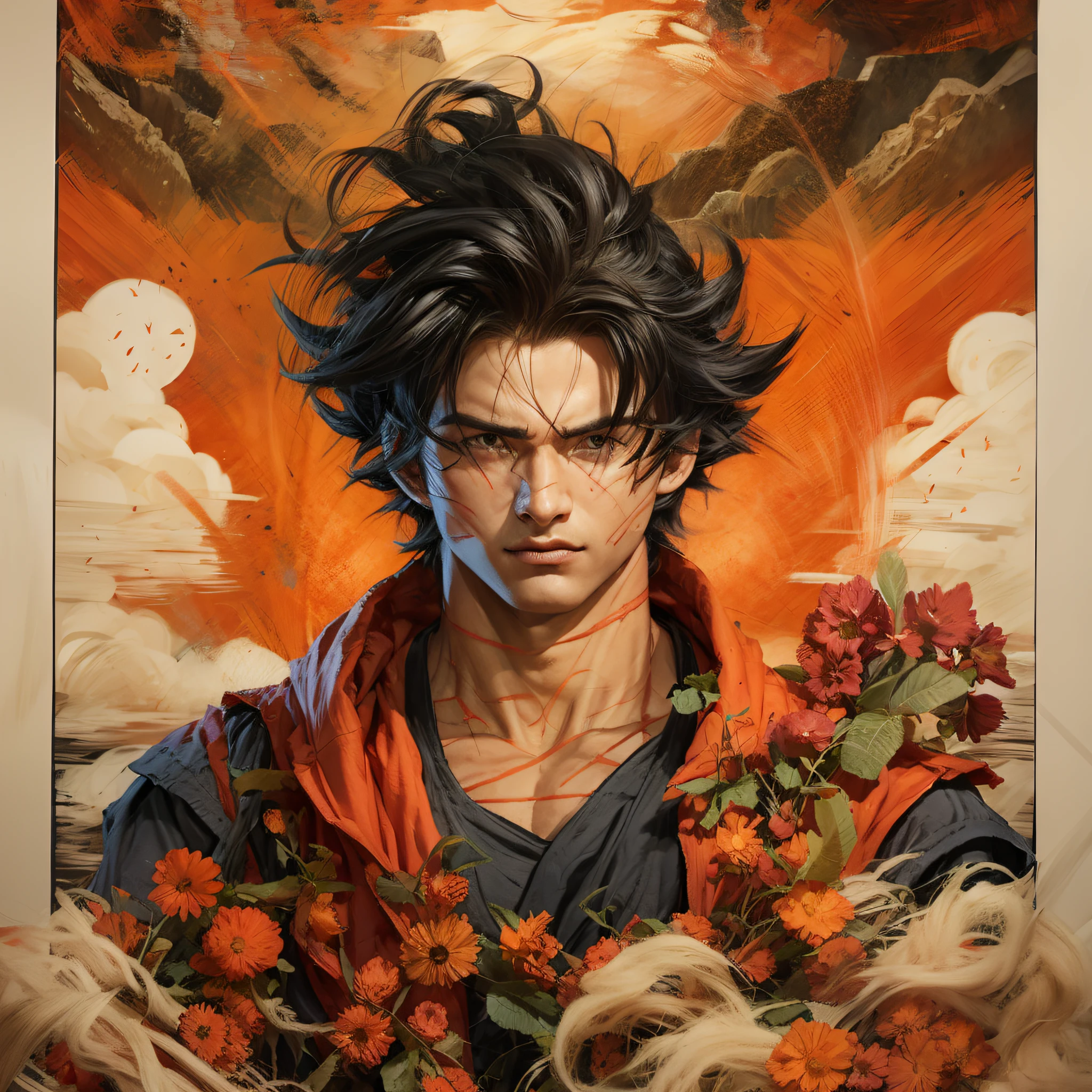 Goku extremamente realista jovem, live action