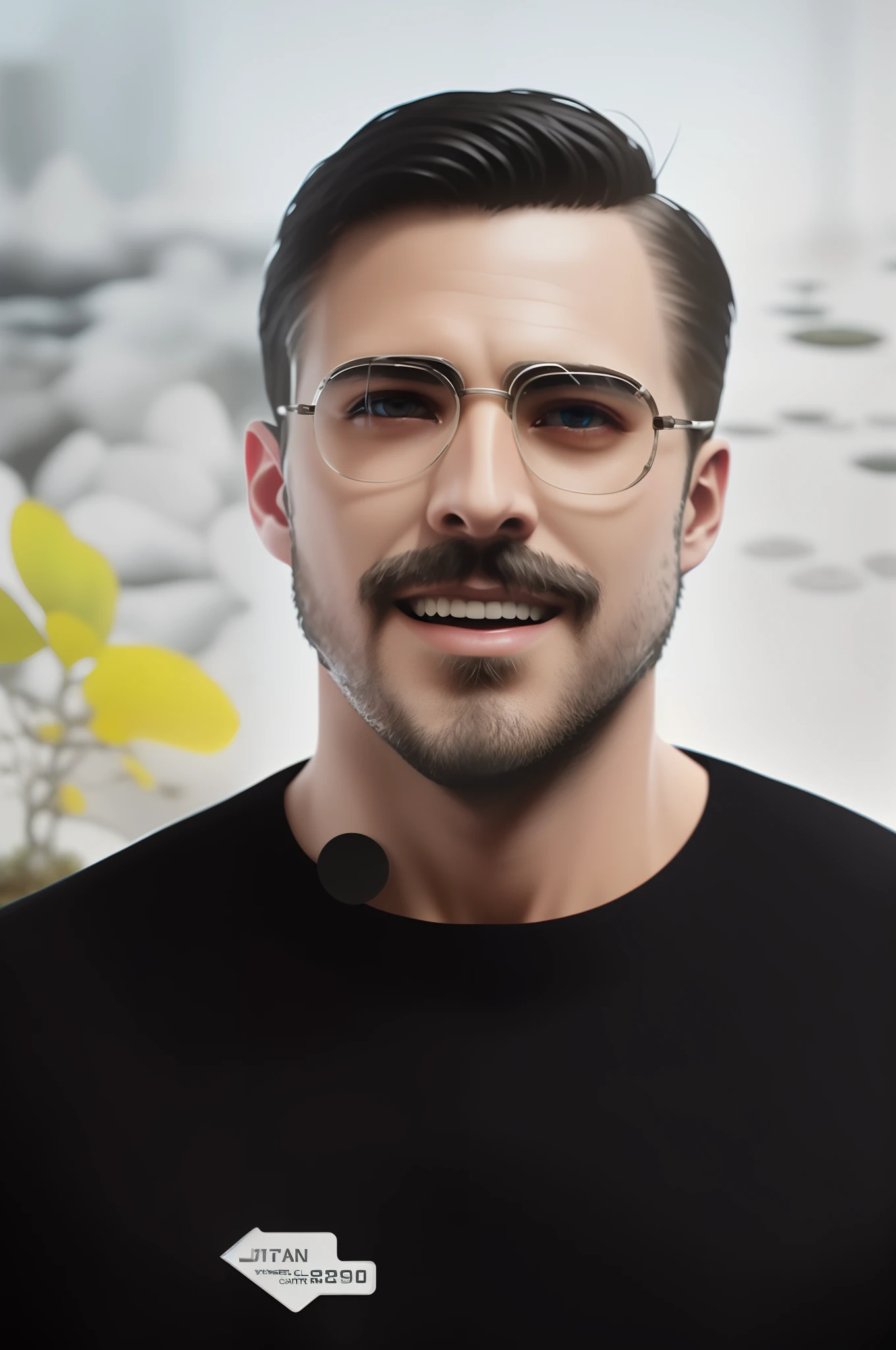 40yo Ryan Gosling from Blade Runner 2049, digital glitch, (poster:1.6), poster on wall, movie poster, portrait, ((Tilt-shift))
wearing old brown sheepskin coat whit dirty wool colar,
(japanese rock garden and pond:1.2), koi carp, (((bonsai))), ((high-tech interior style and futurism)), (((highly detailed face))),
((ultradetaled face and skin texture)), intricately detailed, fine details, hyperdetailed, raytracing, subsurface scattering, diffused soft lighting, shallow depth of field, by Oliver Wetter,