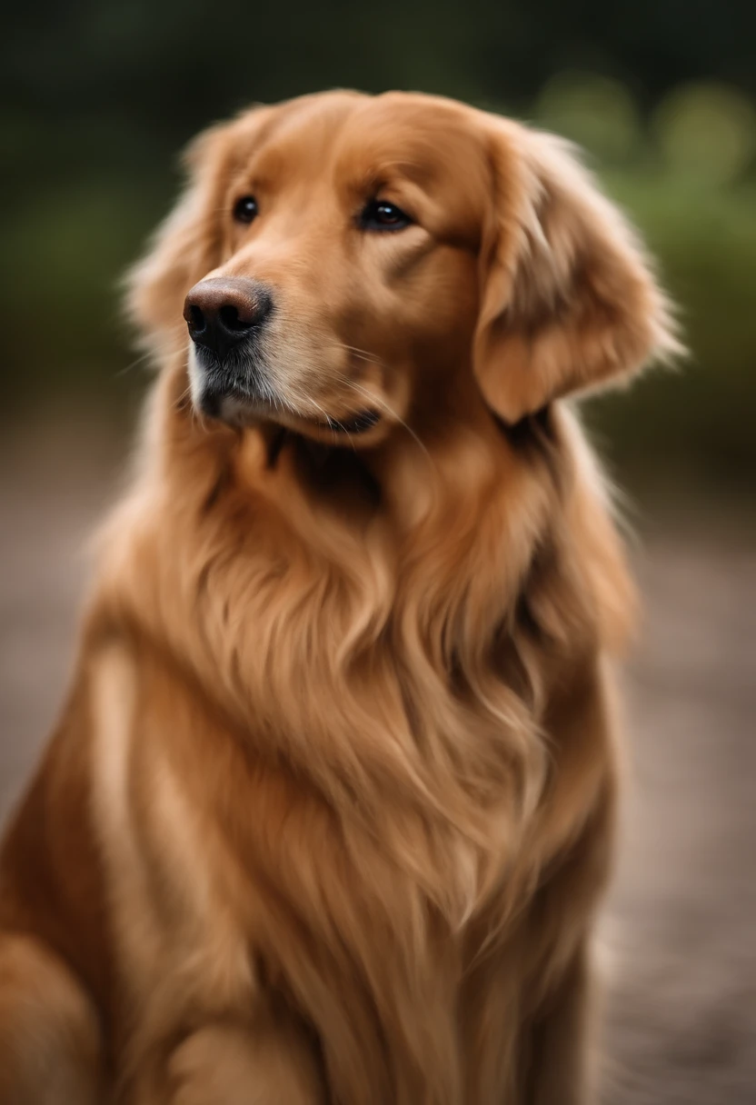 mulher castanha Cabelo cacheado sedoso segurando um filhote de cachorro golden retriever