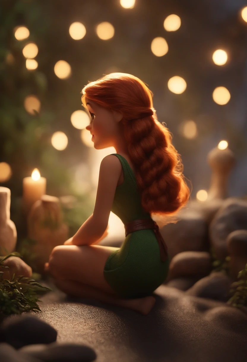 (estilo pixar) (obra-prima:1.2) (bokeh) (melhor qualidade) (pele detalhada) (textura detalhada) (8k) (claymation) (cinematic lighthing) (foco nítido) (cabelo preto) (Pele branca) (olho castanho) (mulher)